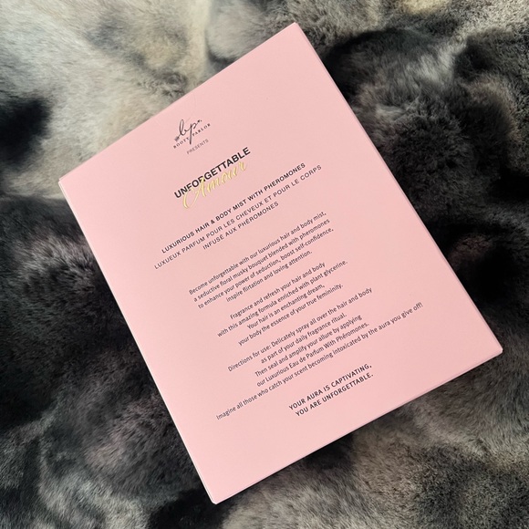 NEW SEALED Booty Parlor 1.6 Oz. UNFORGETTABLE AMOUR PHEROMONE Hair & Body Mist - Picture 2 of 5